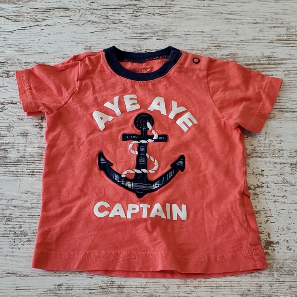 Boys Carter's shirt size 12 months